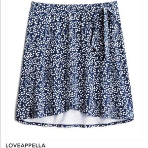 Loveapella faux wrap skirt